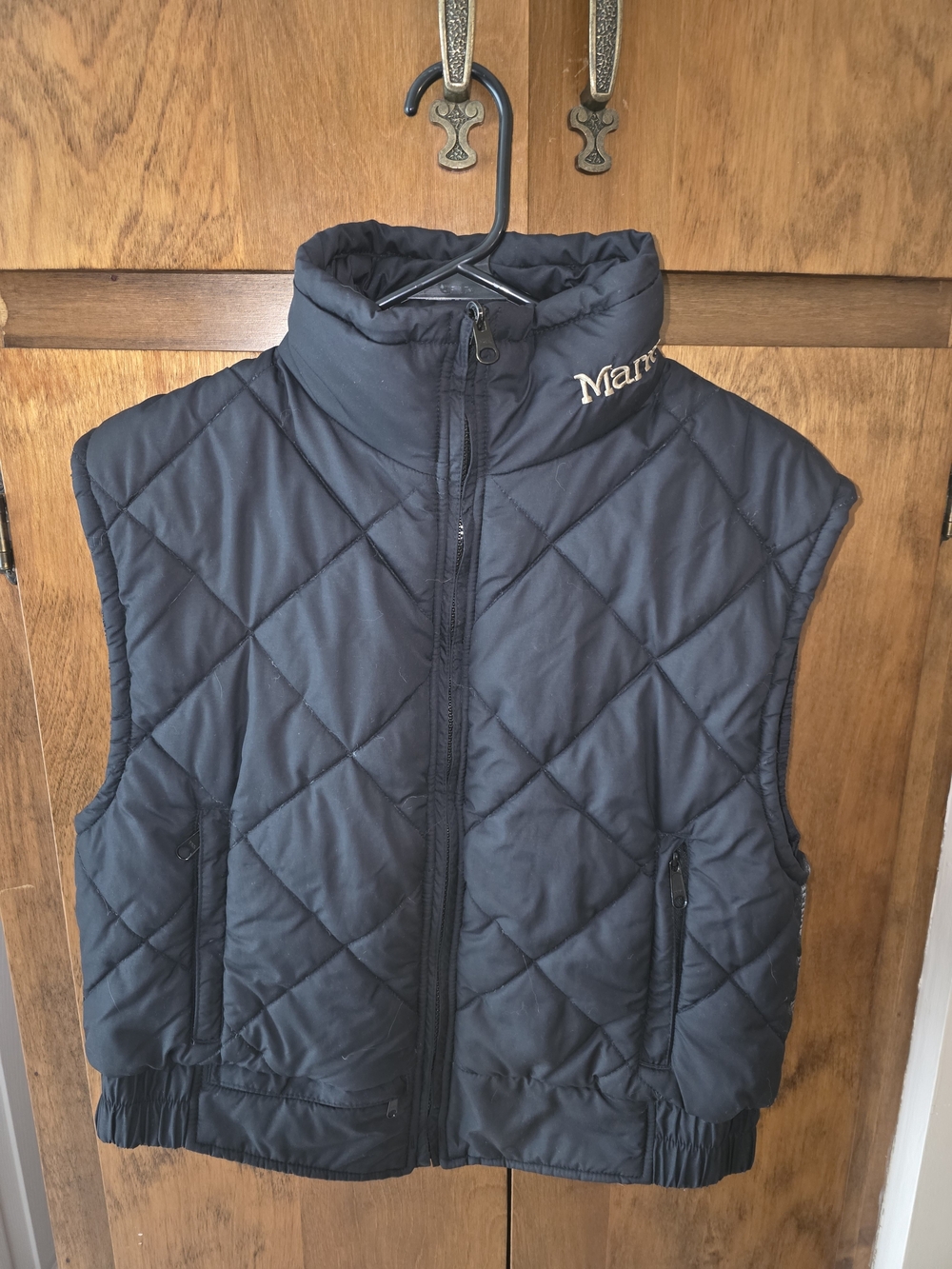 Marmot Quilted Black Puffer Vest